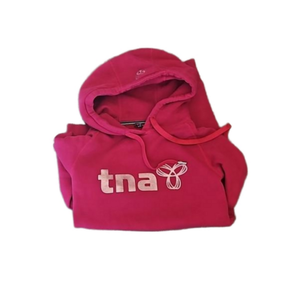 TNA Sweaters - Tna magenta hoodie y2k